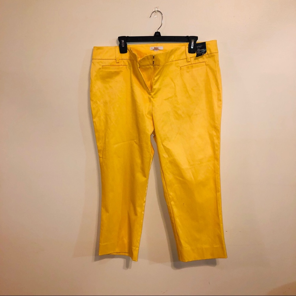 New York & Company Straight Leg Crop Pants
